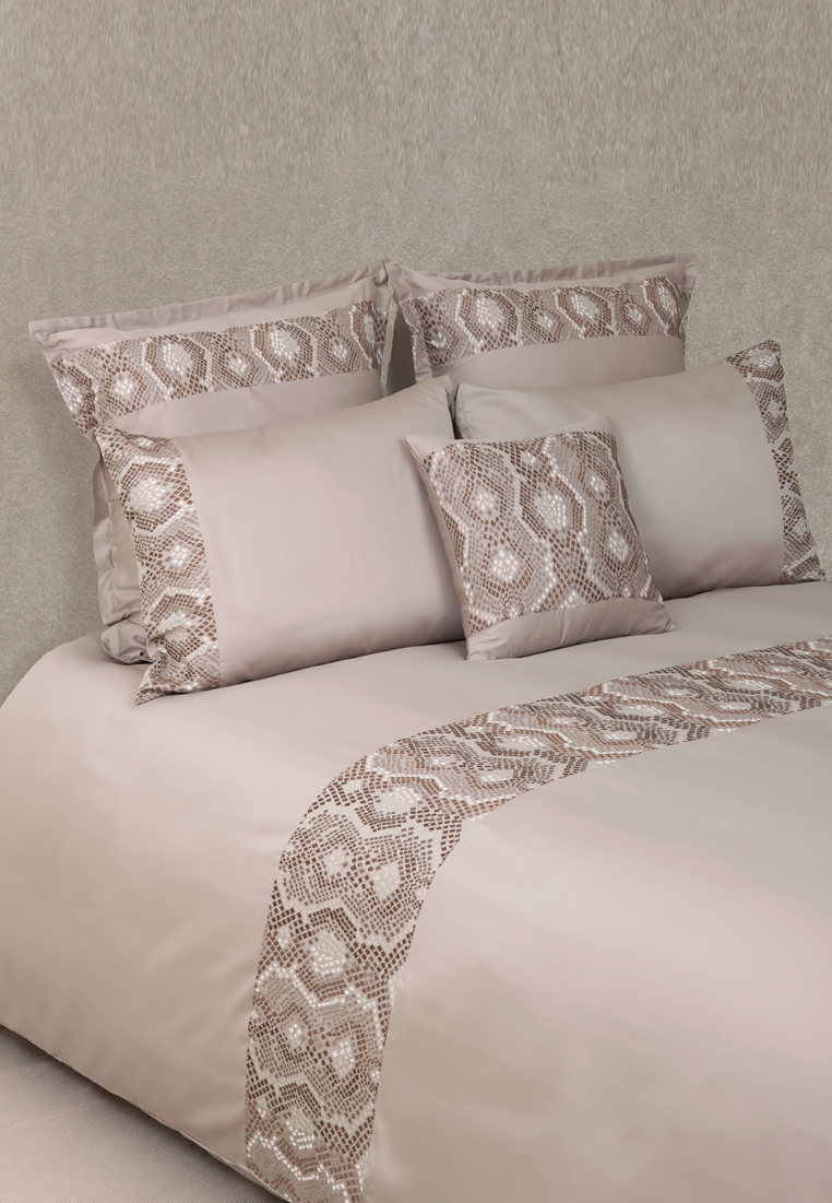 Пододеяльник SNAKE, Хлопок 100%, сатин, умбра вид 2