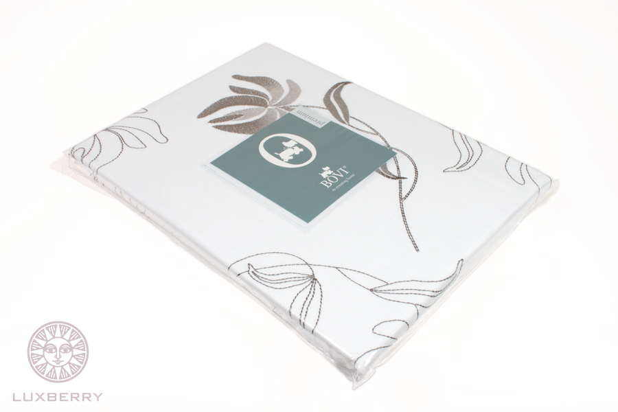 Штора на зав.с подхватом "ЛИЛИЯ",  р-р: 200х300, белый/серый вид 2