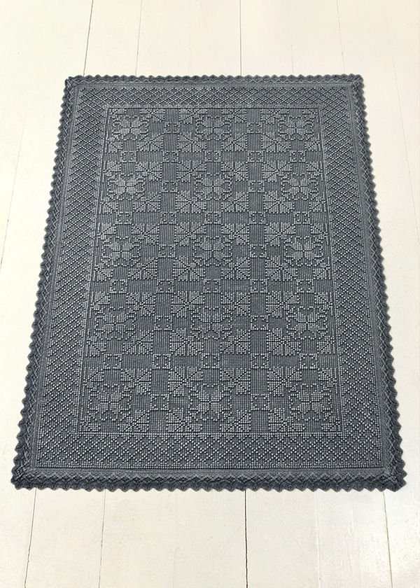 Коврик "VINTAGE2", р-р: 70 х 100 см, цвет: темно-серый