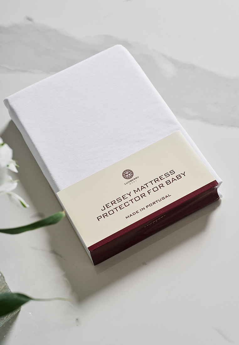 Непромокаемый защитный наматрасник на резинке, белый