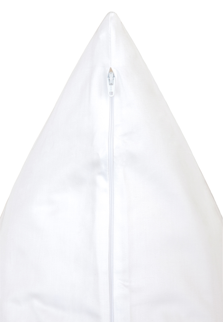 Чехол для подушки  защитный , сатин, цвет: белый вид 3