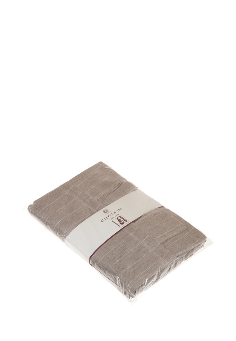 Штора "TIMELESS",  р-р: 160х300, серый/белый 2 шт., вид 3