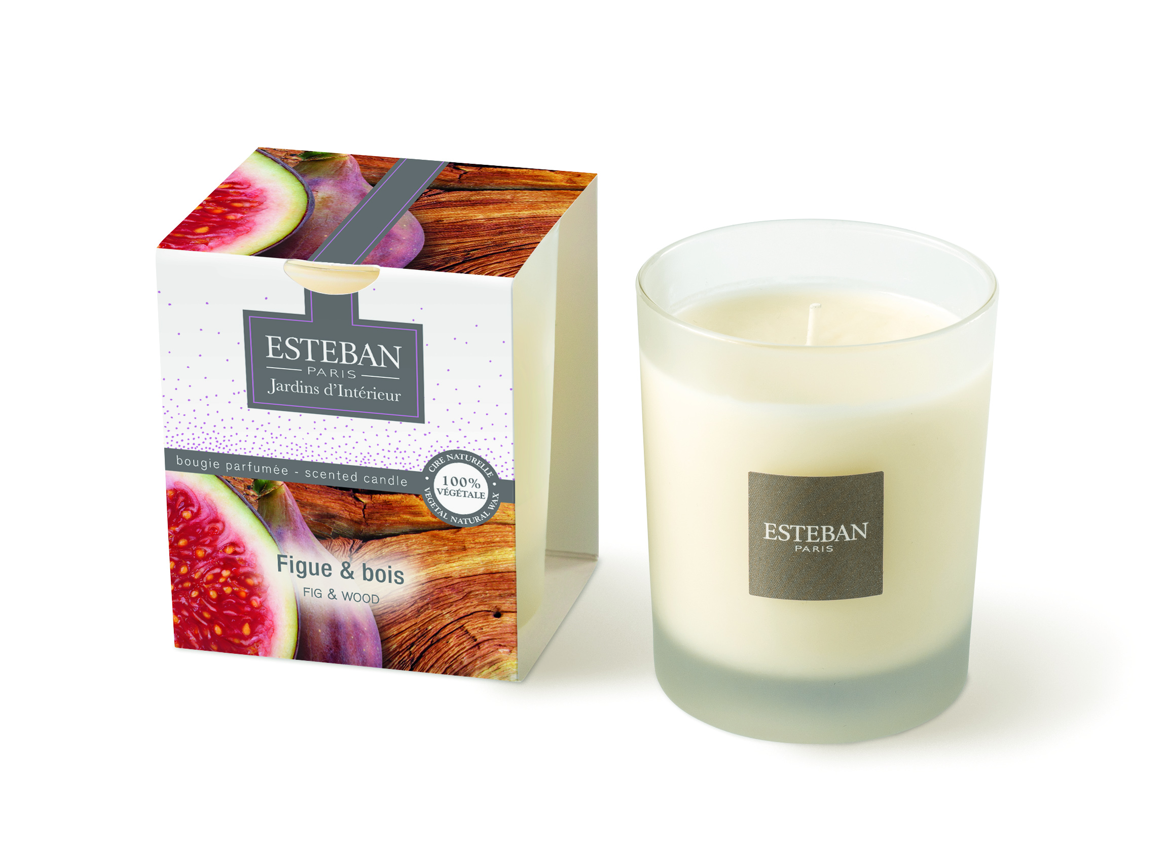 АРОМА СВЕЧА  ИНЖИР И ДЕРЕВО 170 Г