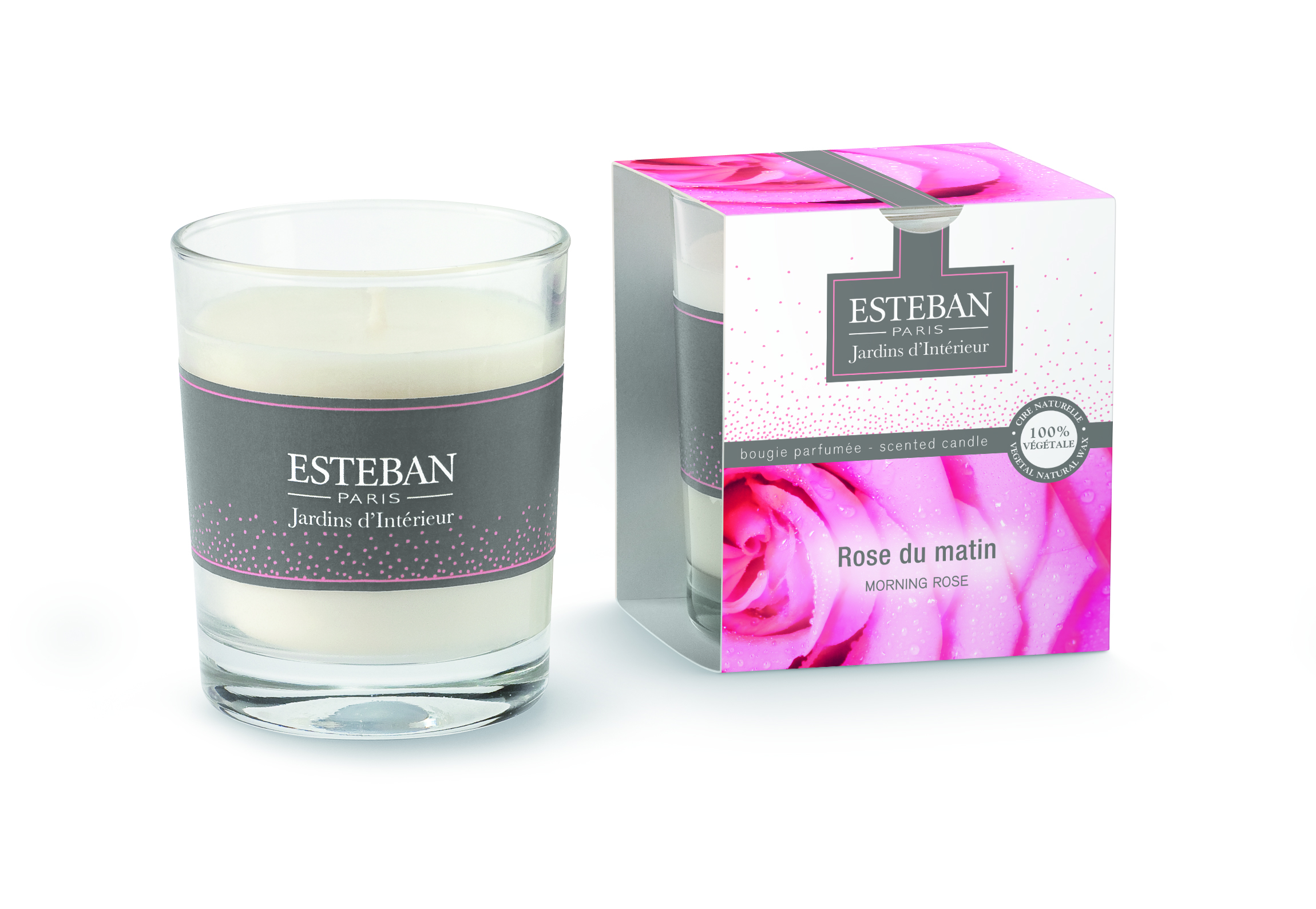 АРОМА СВЕЧА УТРЕННЯЯ РОЗА 170 Г