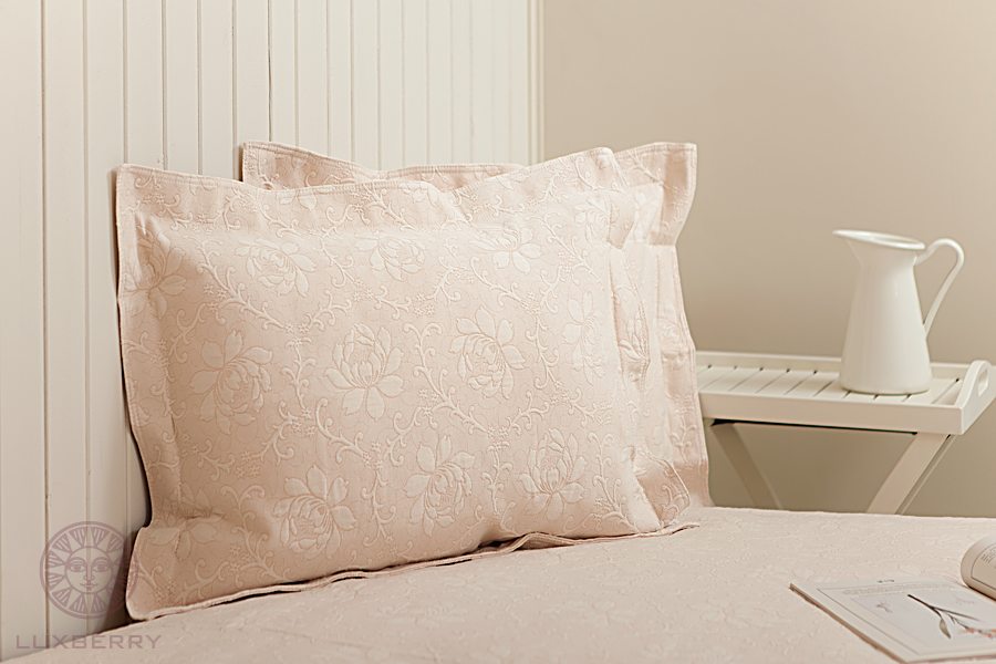 L000360 Наволочка "FLOWERS" розовый