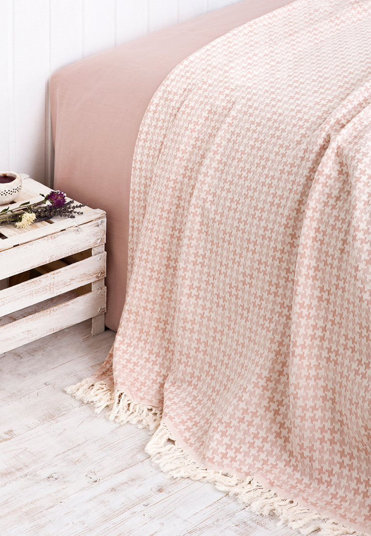Покрывало "EASY LIFE" розовый, в мешочке вид 3