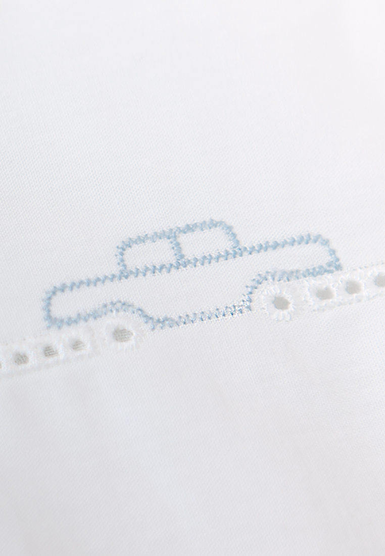 Бортик "МАШИНКИ", белый/голубой вид 5