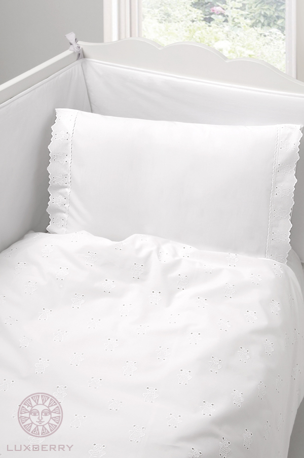 Чехол для бортика "МИШУТКИ", белый вид 2