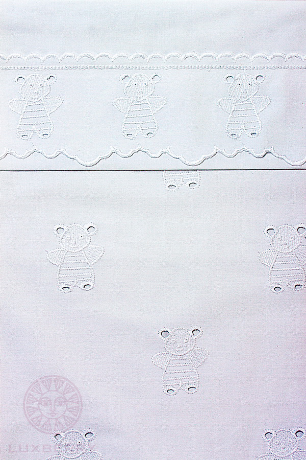 Чехол для бортика "МИШУТКИ", белый