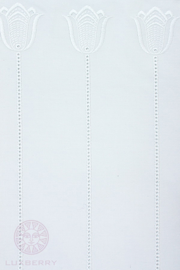 Бортик "ТЮЛЬПАН", белый вид 3