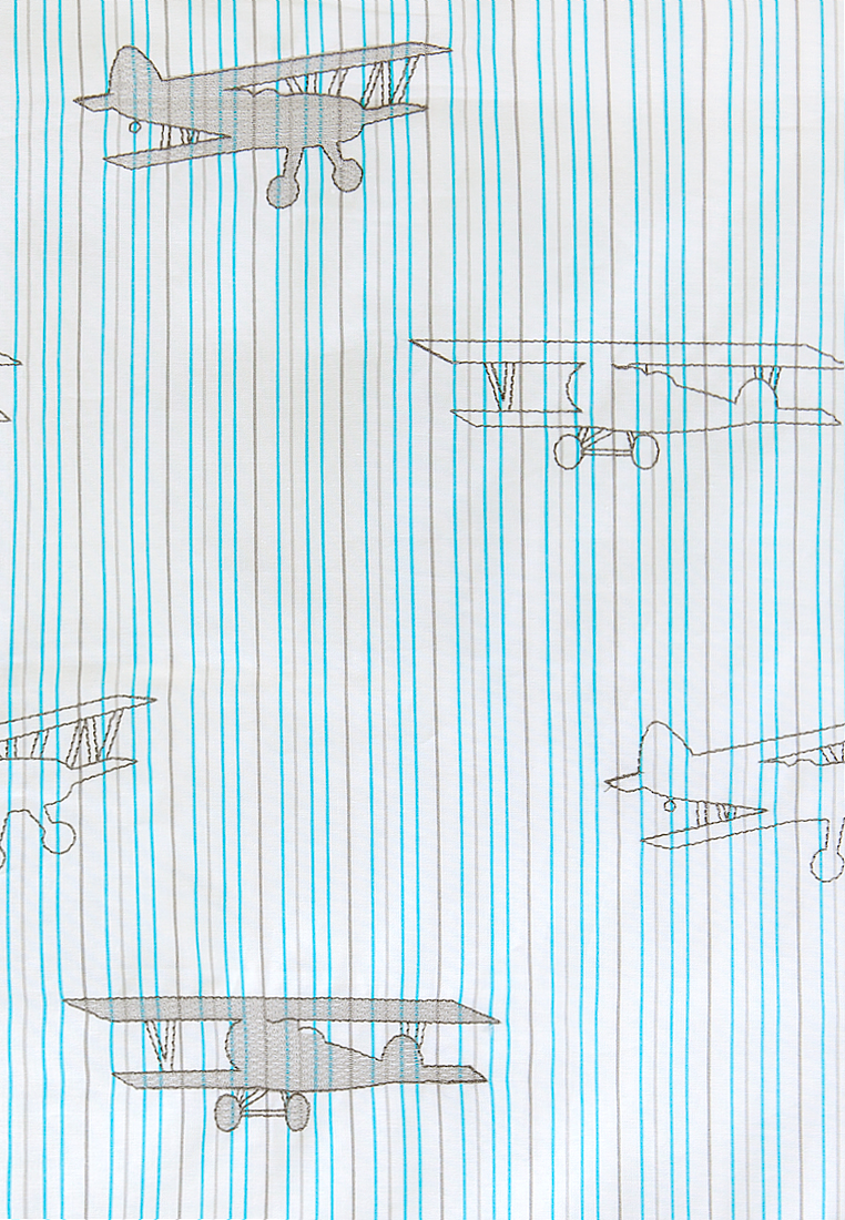 Комплект  постельного белья AVIATOR, перкаль, белый/серый вид 3