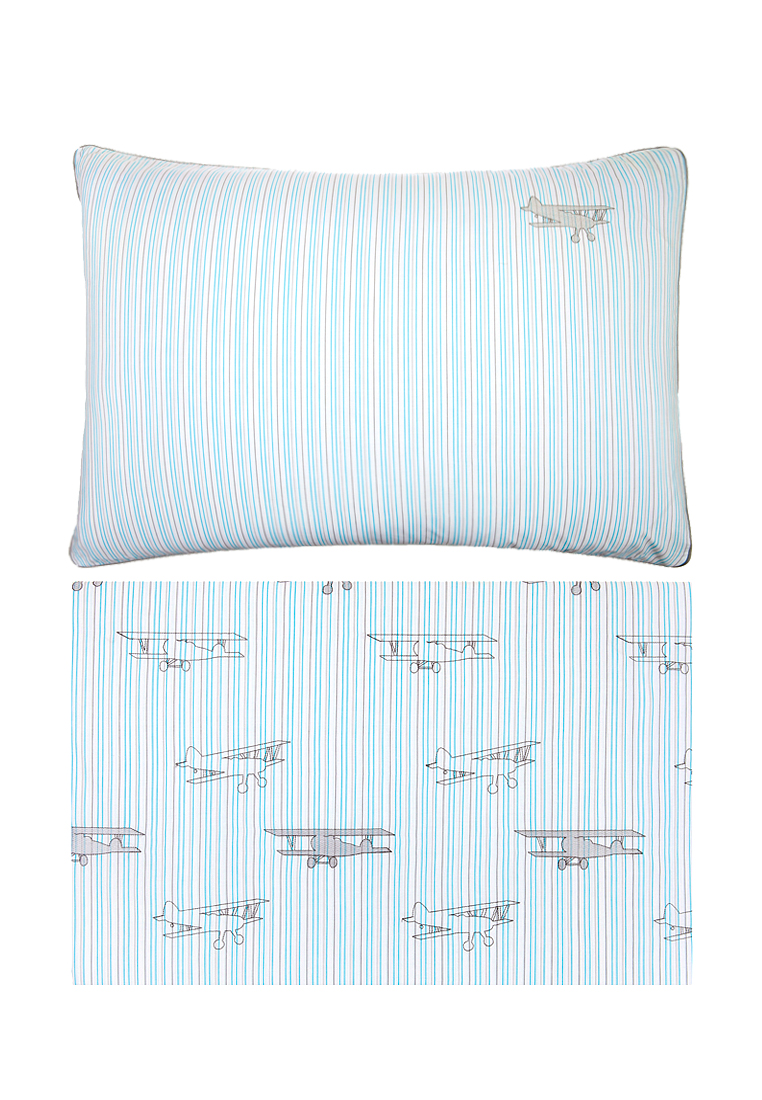 Комплект  постельного белья AVIATOR, перкаль, белый/серый