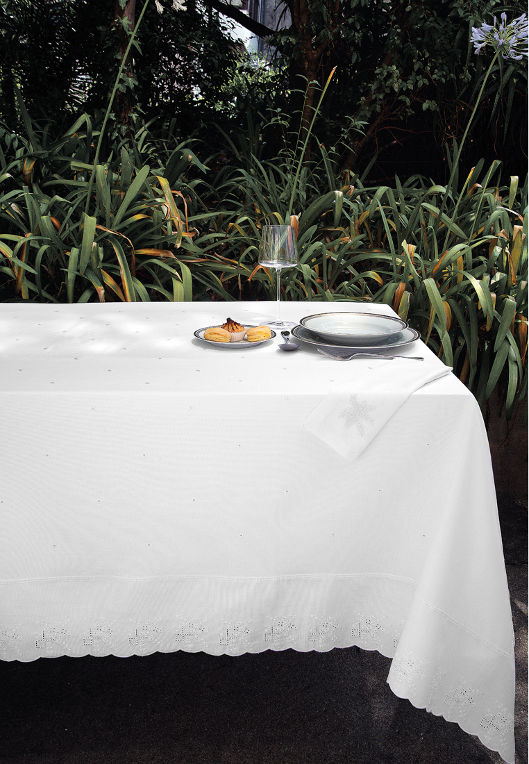 Скатерть "CLASSIC", белый вид 2
