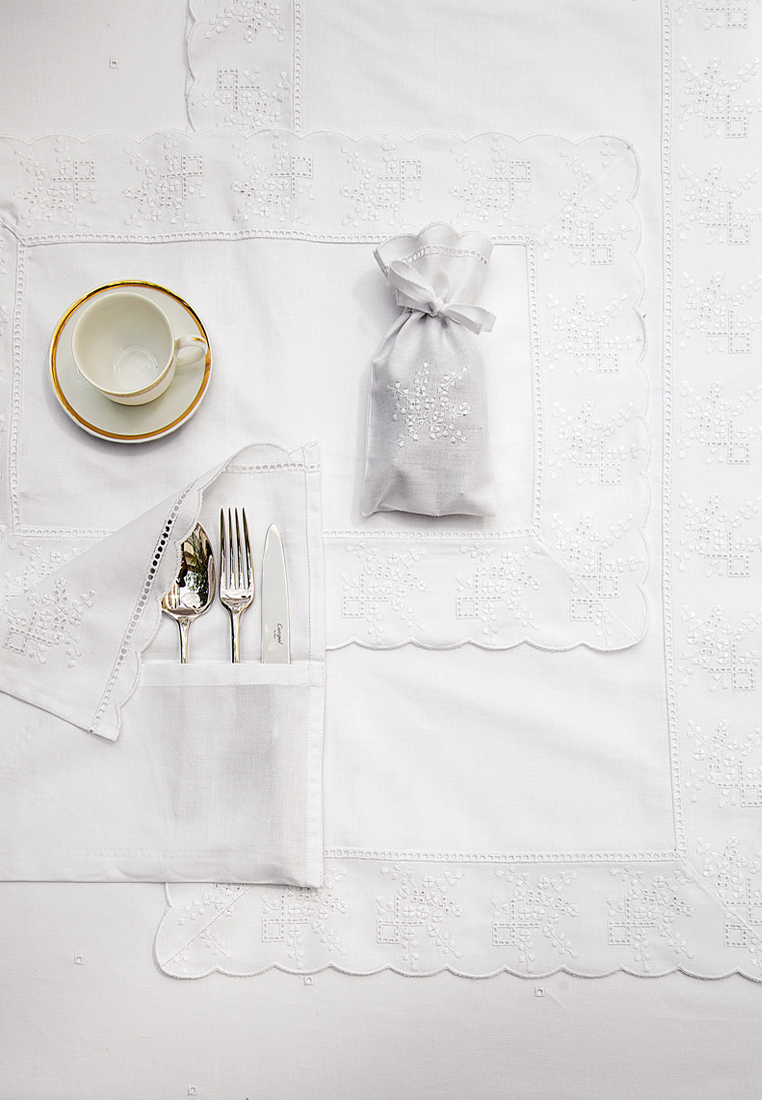 Скатерть "CLASSIC", белый вид 3