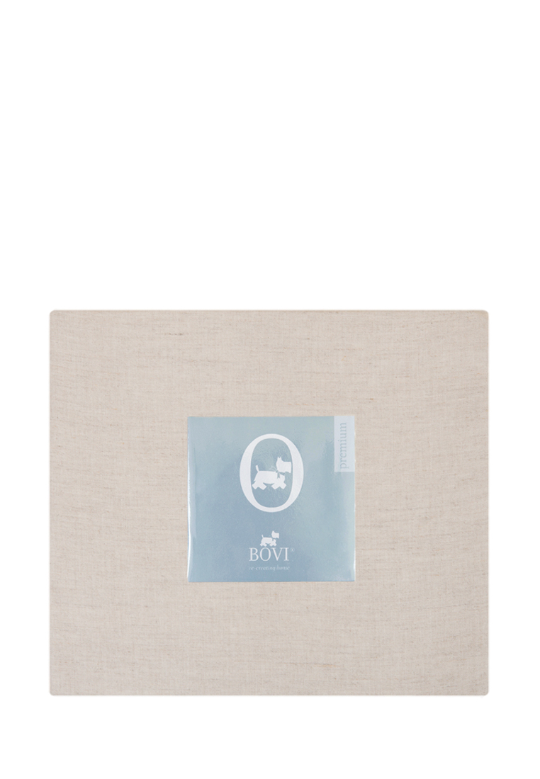 Простыня прямая (LB), "LINEN", натуральный вид 2