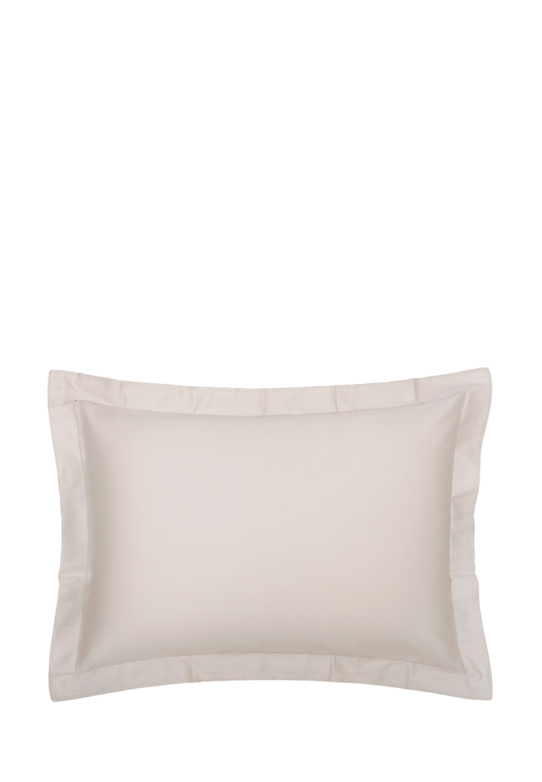 Наволочка PEONY, сатин, песочный/бежевый
