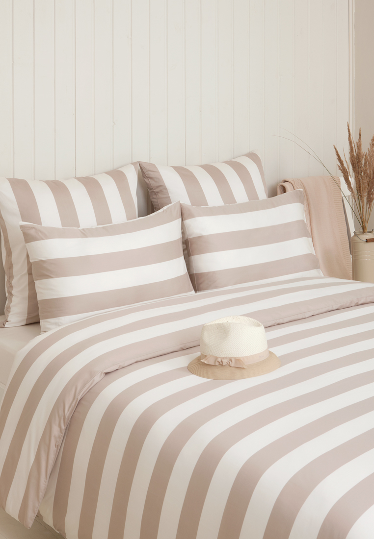 Наволочка WEEKEND, Хлопок 100% сатин, бежевый/экрю вид 2