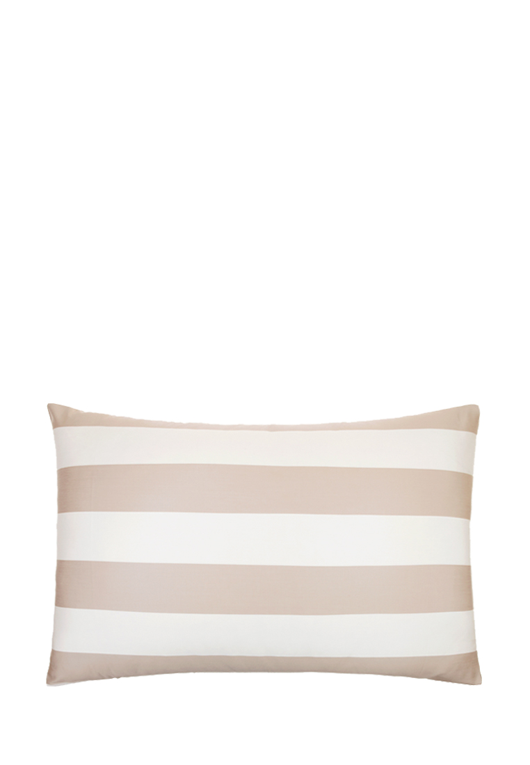 Наволочка WEEKEND, Хлопок 100% сатин, бежевый/экрю