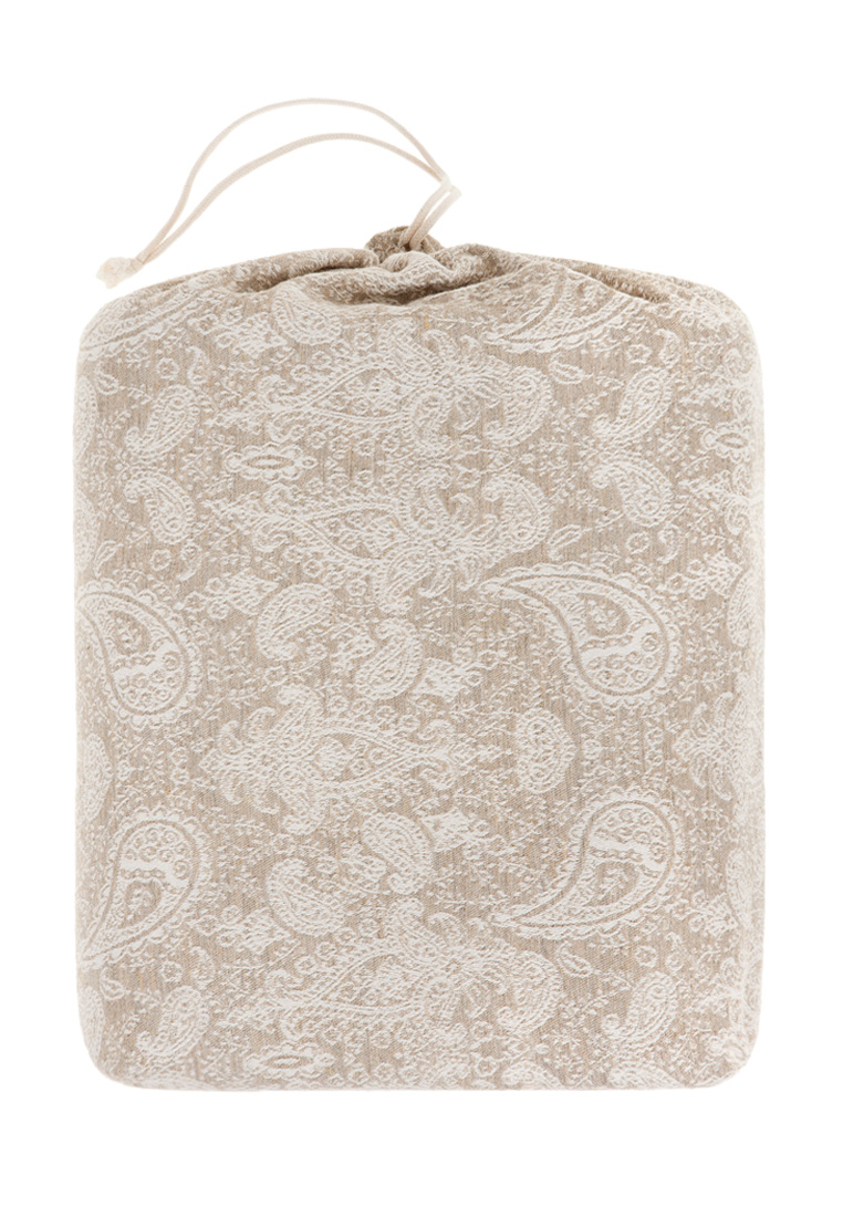 Покрывало "GOA", в мешочке, цвет: натуральный